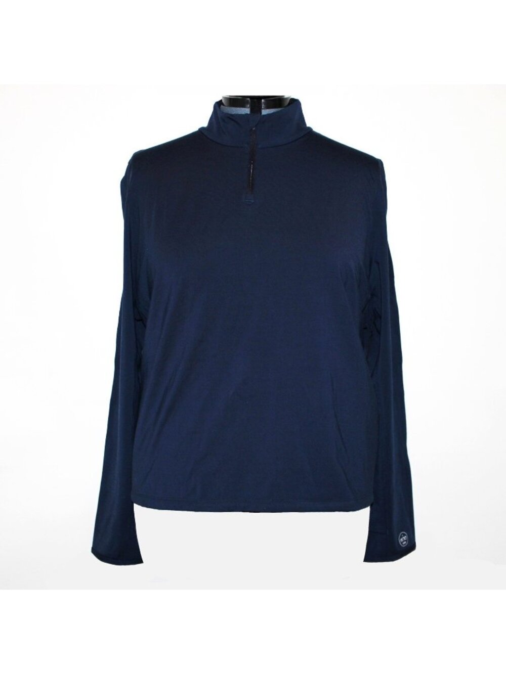 AllBirds Natural Run Mid Layer Quarter Zip Thumb Hole Women's True Navy XXXL
